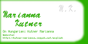 marianna kutner business card